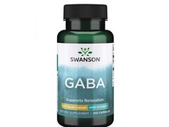 Swanson GABA 500mg 100 Capsule